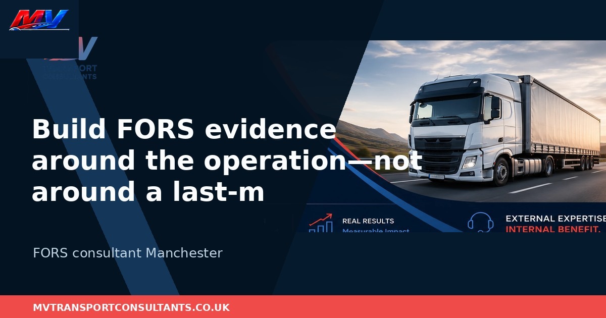 FORS Bronze Version 7.1: A Practical Evidence Guide for Operators