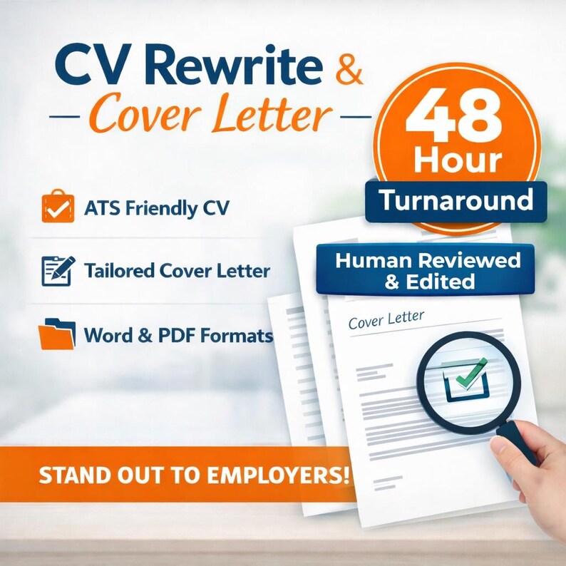 CV Rewrite + Cover Letter