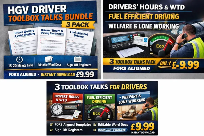 FORS Toolbox Talks: Hours, Fuel Efficiency & Welfare