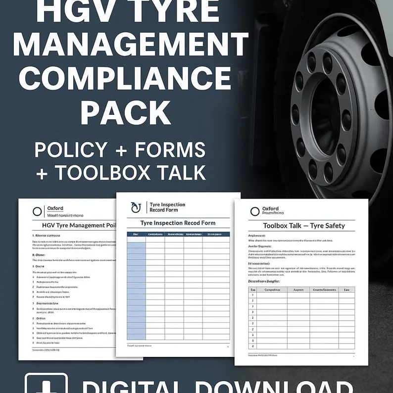 HGV Tyre Management Compliance Pack